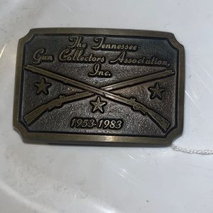 Vintage  Tennessee gun collectors association belt buckle